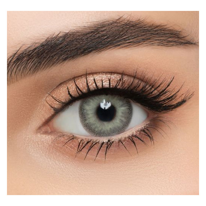 لينس مي عدسات طبية لاصقة رمادي سكري.