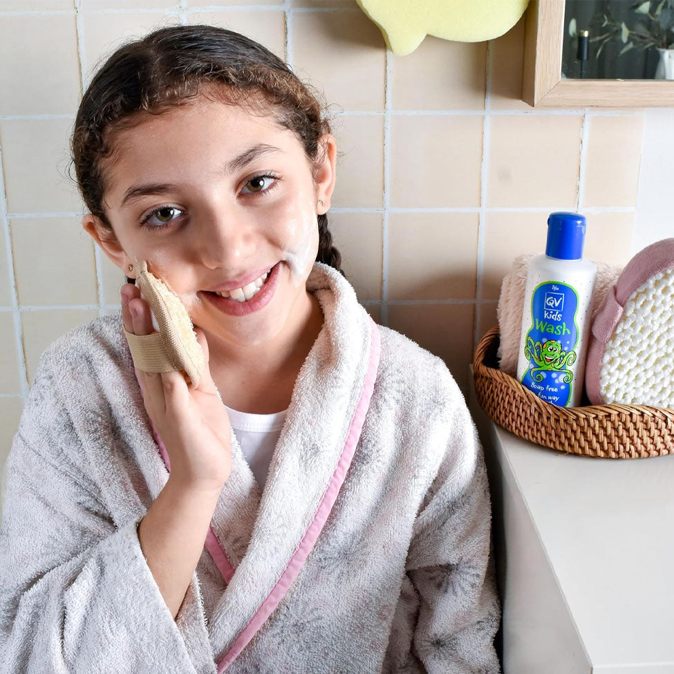 غسول QV للاطفال