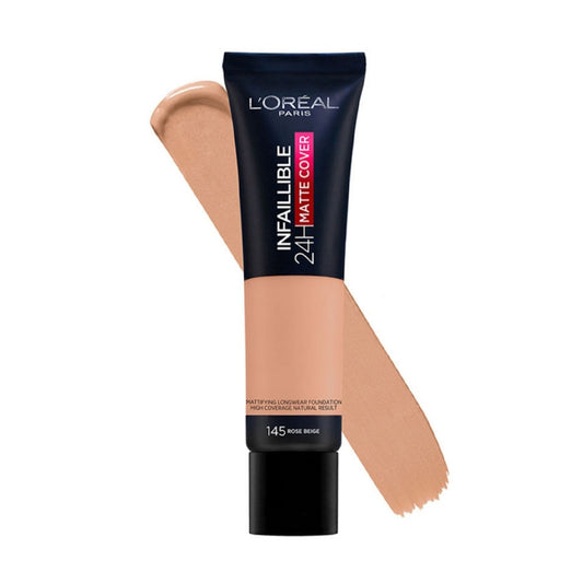 فاونديشن انفاليبل 24 ساعة من لوريال باريس مات كريم أساس 145