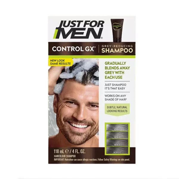 جست فور مين CGX شامبو صبغة للرجال لتقليل الشيب تدريجيًا 118 مل | صيدلية.كوم.