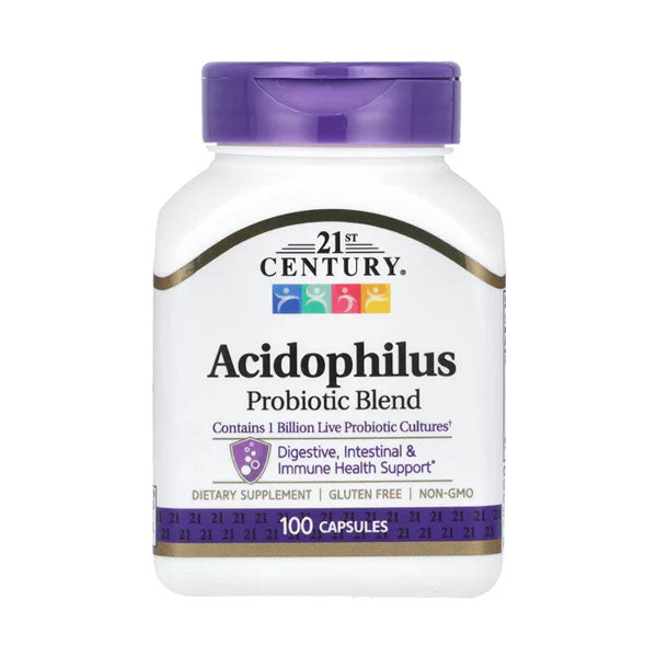 كبسولات اسيدوفيلس 100 كبسولة من 21 سينتري |  صيدلية.كوم.
