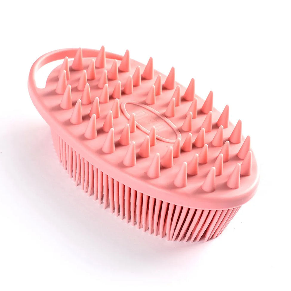 فرشاة السيلكون لتنظيف وتقشير الجسم ومساج الراس 2 في 1 من ميلا |  صيدلية.كوم.