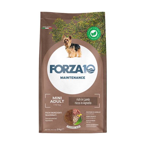 فورزا 10 طعام جاف للكلاب البالغة من السلالات الصغيرة بنكهة لحم الضأن 2 كيلو |  صيدلية.كوم.