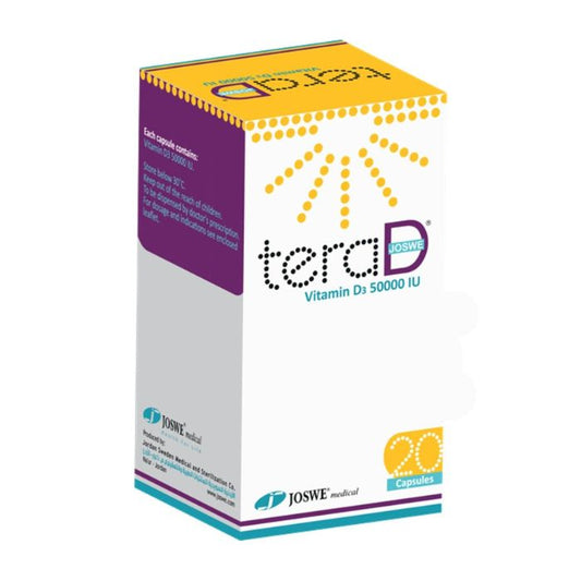 تيرا دي فيتامين د 3 50000 وحدة دولية 20 كبسولة |  صيدلية.كوم.