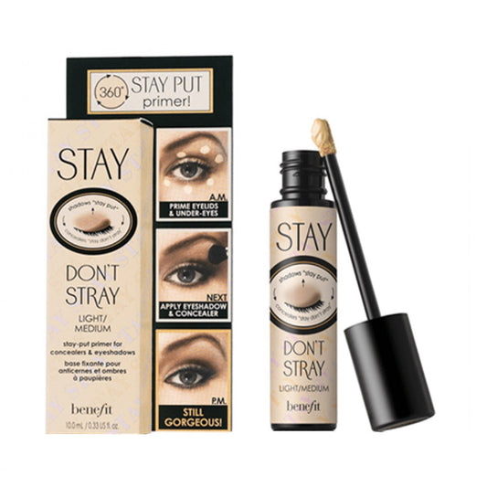 Benefit Stay Don't Stray Eyeshadow Primer, Light Medium
