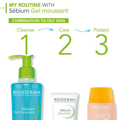 غسول بيوديرما للبشرة الدهنية 500 مل