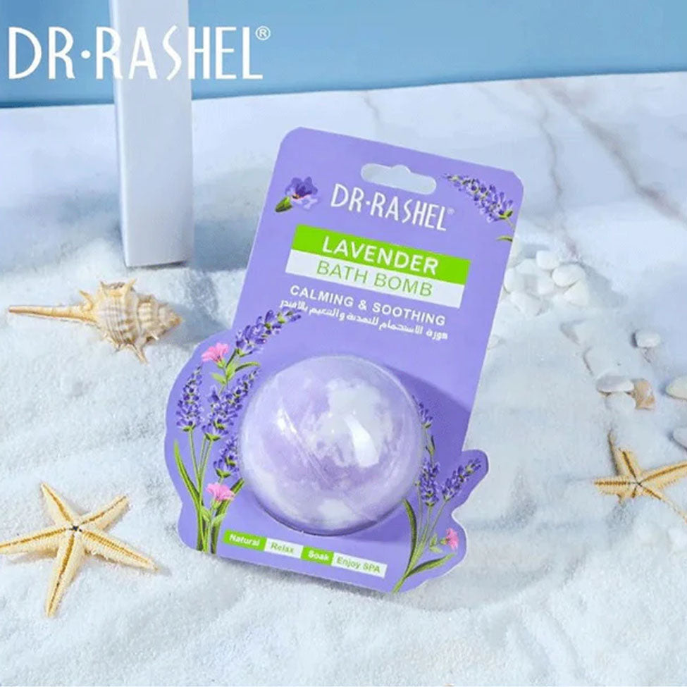 دكتور راشيل كرة الاستحمام للتهدئة والتنعيم بالافندر 100 جم | صيدلية.كوم.