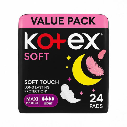 Kotex Maxi Soft Night Pads 24 Pads