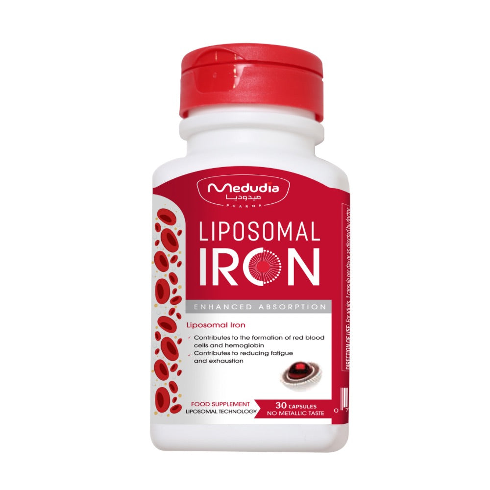 مكمل الحديد الليبوسومي من ميديوديا 30 كبسولة | صيدلية.كوم.