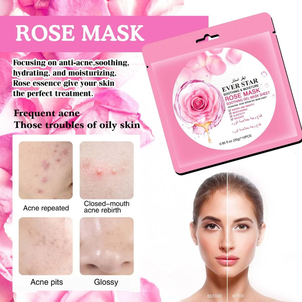 ايفر ستار قناع وجه بخلاصة الورد