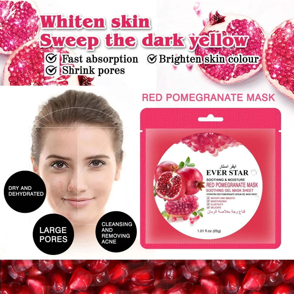 ايفر ستار قناع وجه بخلاصة الرمان