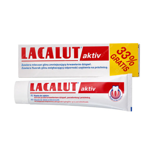 معجون الأسنان اكتيف 100 مل + 33% مجانا من لاكالوت |  صيدلية.كوم.
