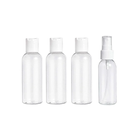 مجموعة علب بلاستيك شفافة من صالون سيستم 4 قطع |  صيدلية.كوم.