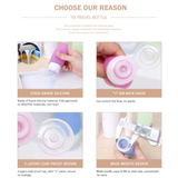 عبوات فارغة مناسبة للسفر من صالون سيستم 4 قطع |  صيدلية.كوم.