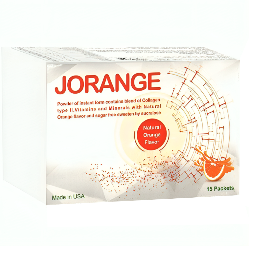 جورانج مسحوق الكولاجين 1000 مجم والفيتامينات بنكهة البرتقال 15 كيس | صيدلية.كوم.