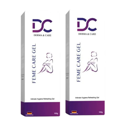 عرض فيمي كير جل المناطق الحميمية 100 جم من ديرما اند كير 2 حبة |  صيدلية.كوم.