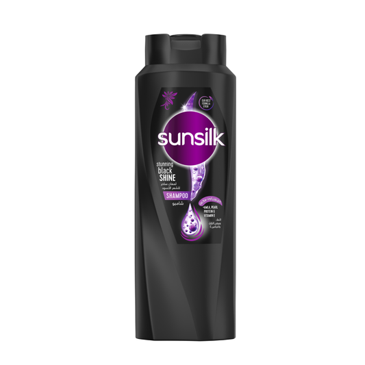 صانسيلك شامبو لمعان ساحر للشعر الأسود 700 مل