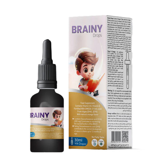 Brainy Drops Multivitamin with Omega-3 for Kids, 30 ml by Advance Health