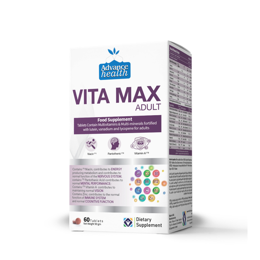 Advance Health VITA MAX – Multivitamin & Mineral Complex for Adults (60 Tablets)