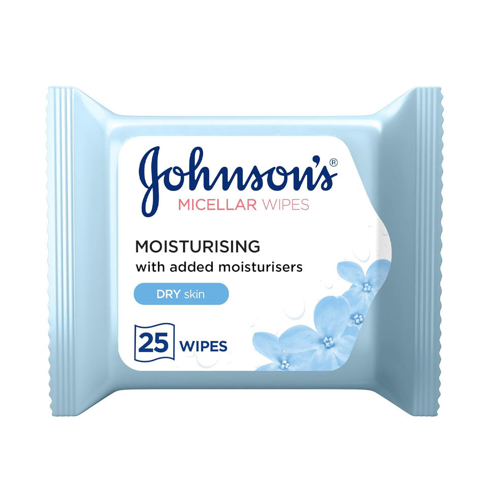 جونسون مناديل منظفة ومرطبة 5*1 25 قطعة | صيدلية.كوم.