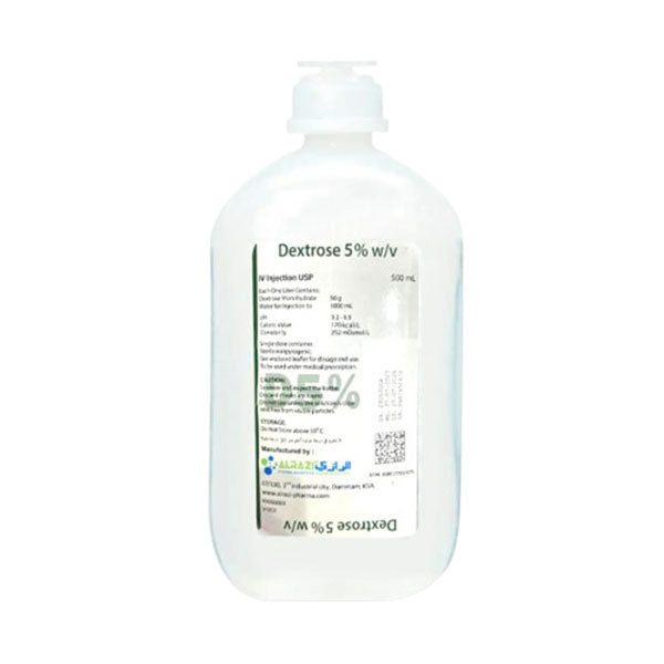 دكستروز 5 % محلول 500 مل | صيدلية.كوم.