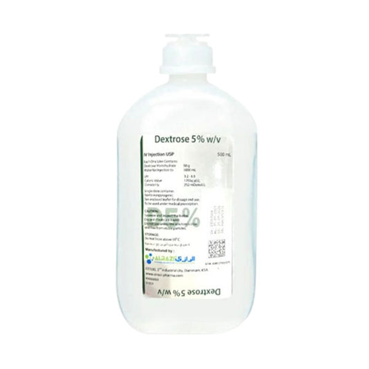 دكستروز 5 % محلول 500 مل |  صيدلية.كوم.