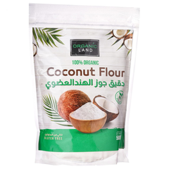 دقيق جوز الهند العضوي من اورجانيك لاند 500 مل | صيدلية.كوم.
