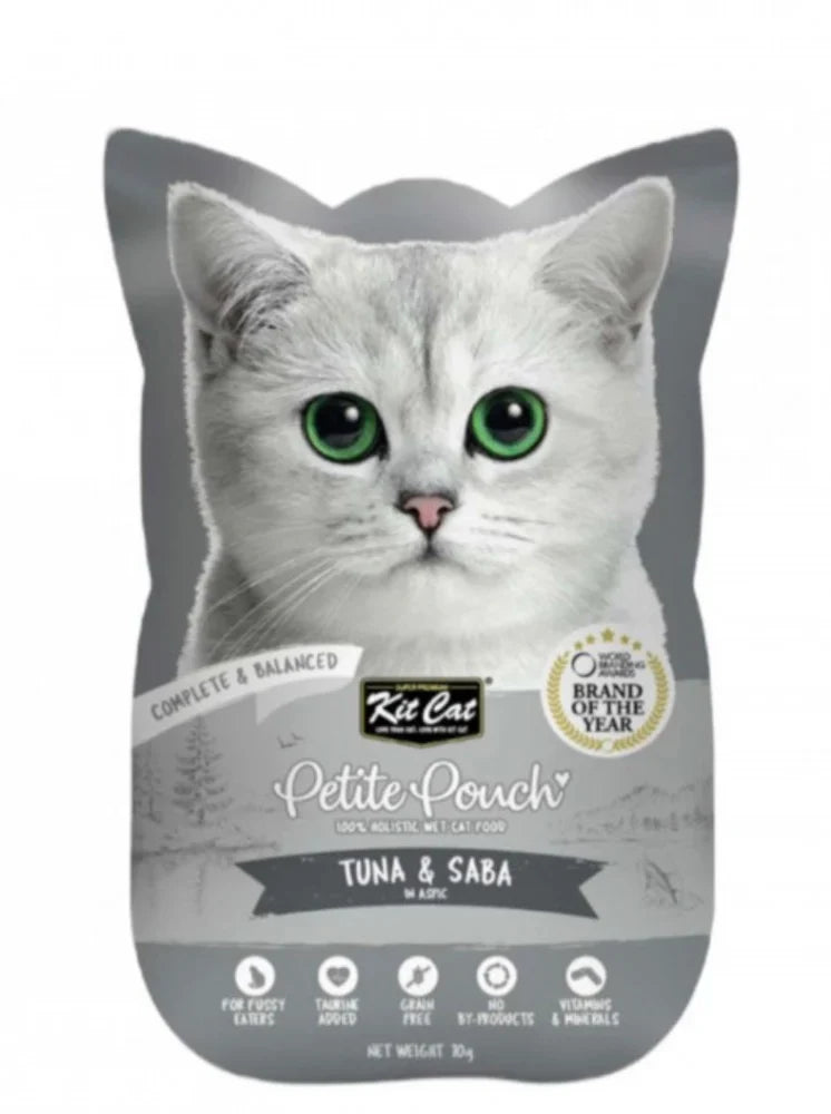 كت كات بتيت باوتش غذاء كامل-تونا وسمك المكاريل الأزرق 70غ |  صيدلية.كوم.