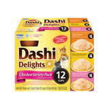 إينابا داشي ديلايت أكواب دجاج - مجموعة متنوعة 4+4+4 × 70 جم | صيدلية.كوم.