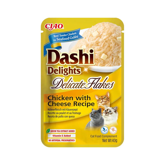 إينابا داشي ديلايت رقائق دقيقة دجاج مع جبن 40 جم |  صيدلية.كوم.