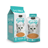 كت كات اظرف حساء بالمأكولات البحرية للقطط 50 مل 6x |  صيدلية.كوم.