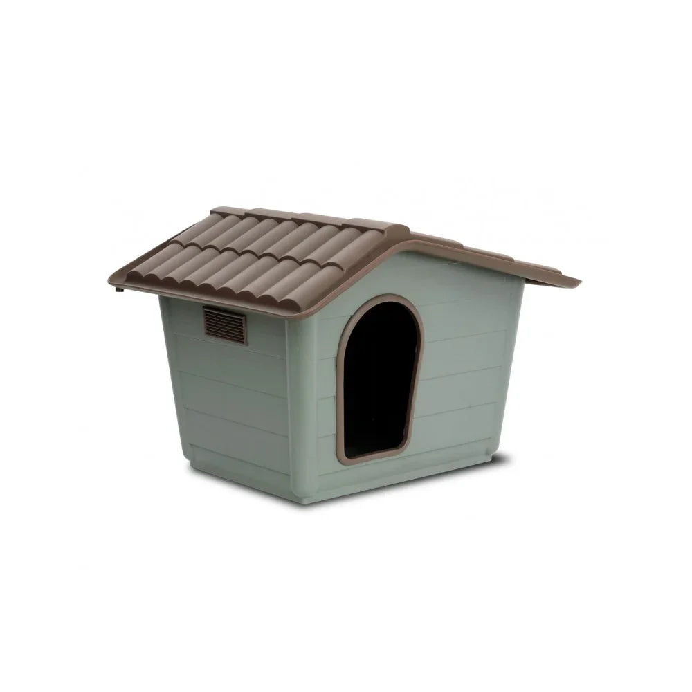 ام بي بيرغامو بيت بلاستيك للقطط والكلاب - وسط | صيدلية.كوم.