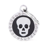 ماي فاميلي قلادة الجمجمة السوداء الصغيرة لماع |  صيدلية.كوم.