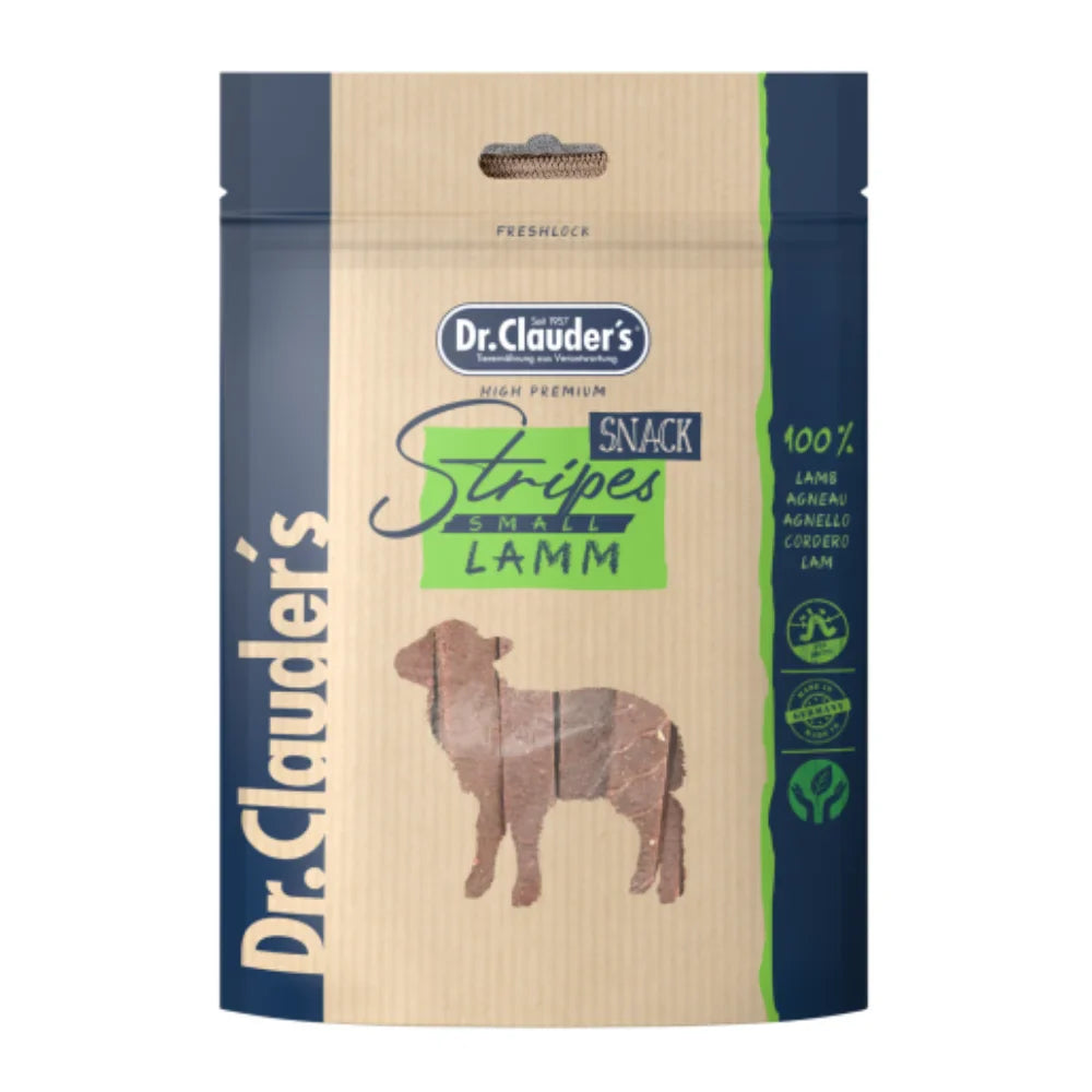د.كلاودرز سناكس ستريبس بلحم الضأن صغير 80 جم |  صيدلية.كوم.