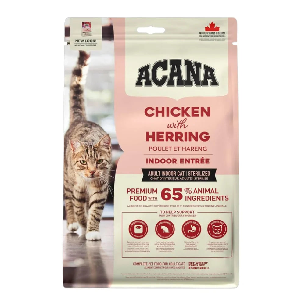 أكانا إندور إنترى طعام جاف للقطط دجاج وديك رومي |  صيدلية.كوم.
