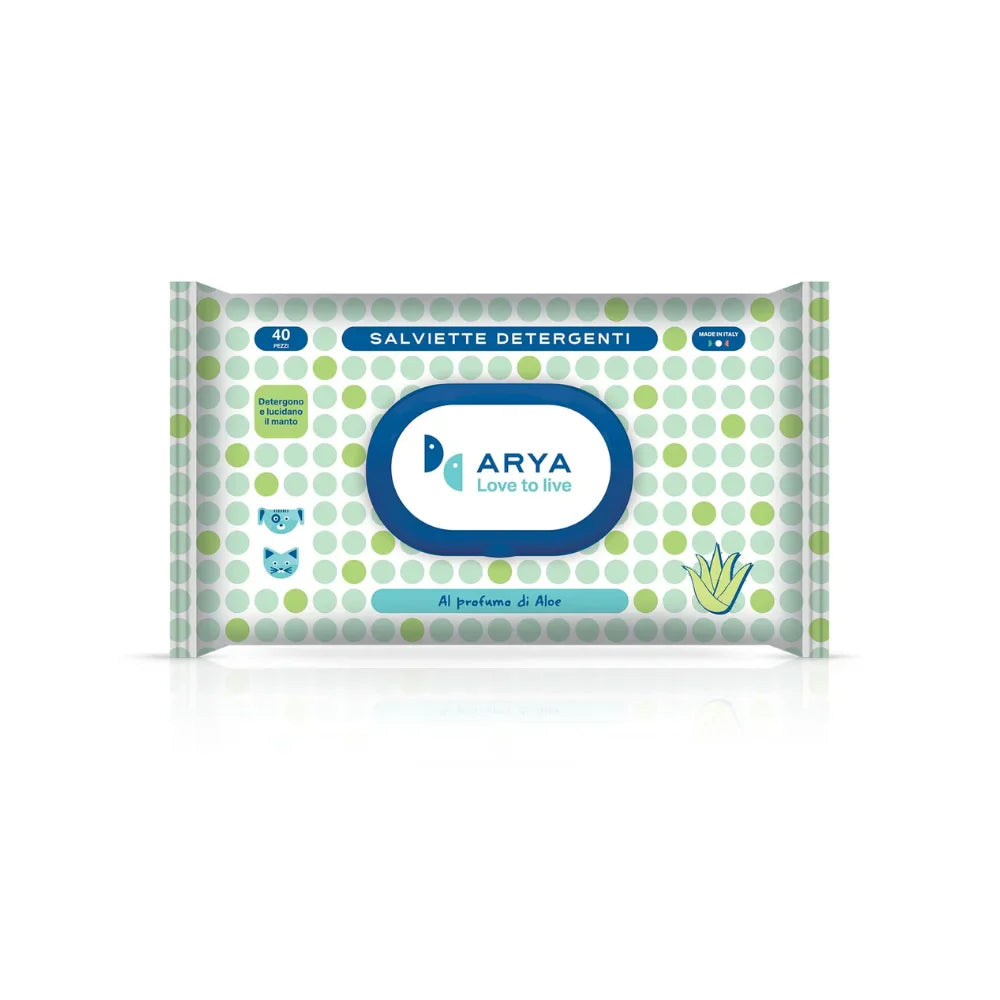 اريا مناديل رطبة بالصبار 30×20 سم 40 قطعة | صيدلية.كوم.