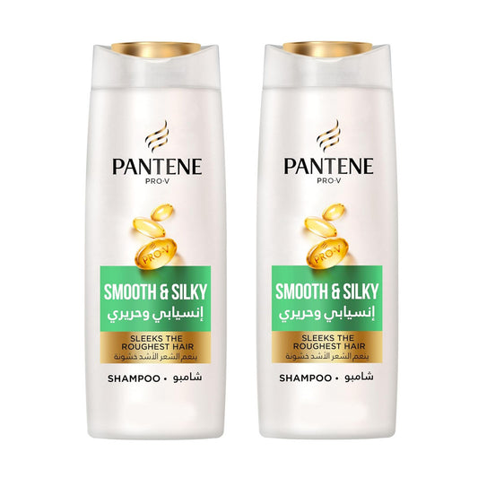 عرض بانتين شامبو انسيابي و حريري 190 مل ×2 |  صيدلية.كوم.