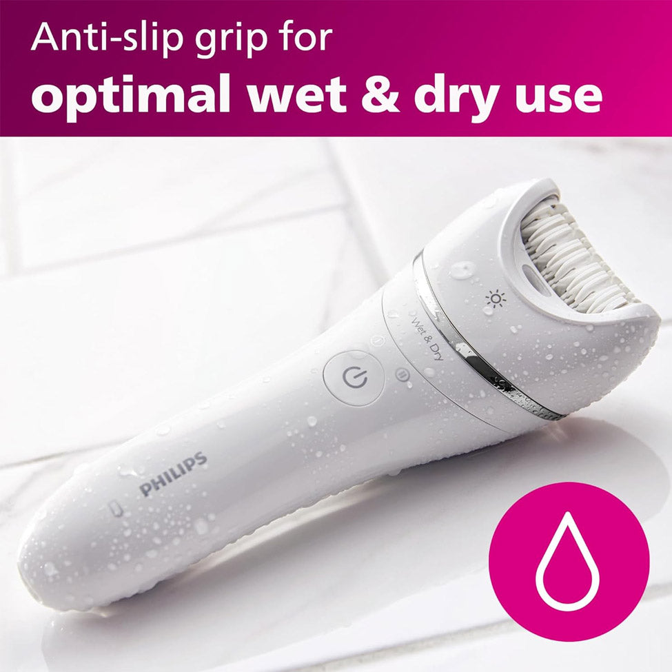 bre710/01 فيليبس جهاز ماكينة إزالة شعر الساقين والجسم للنساء | صيدلية.كوم.