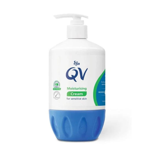 QV كريم مرطب للبشرة الجافة والحساسة والمعرضة للإكزيما