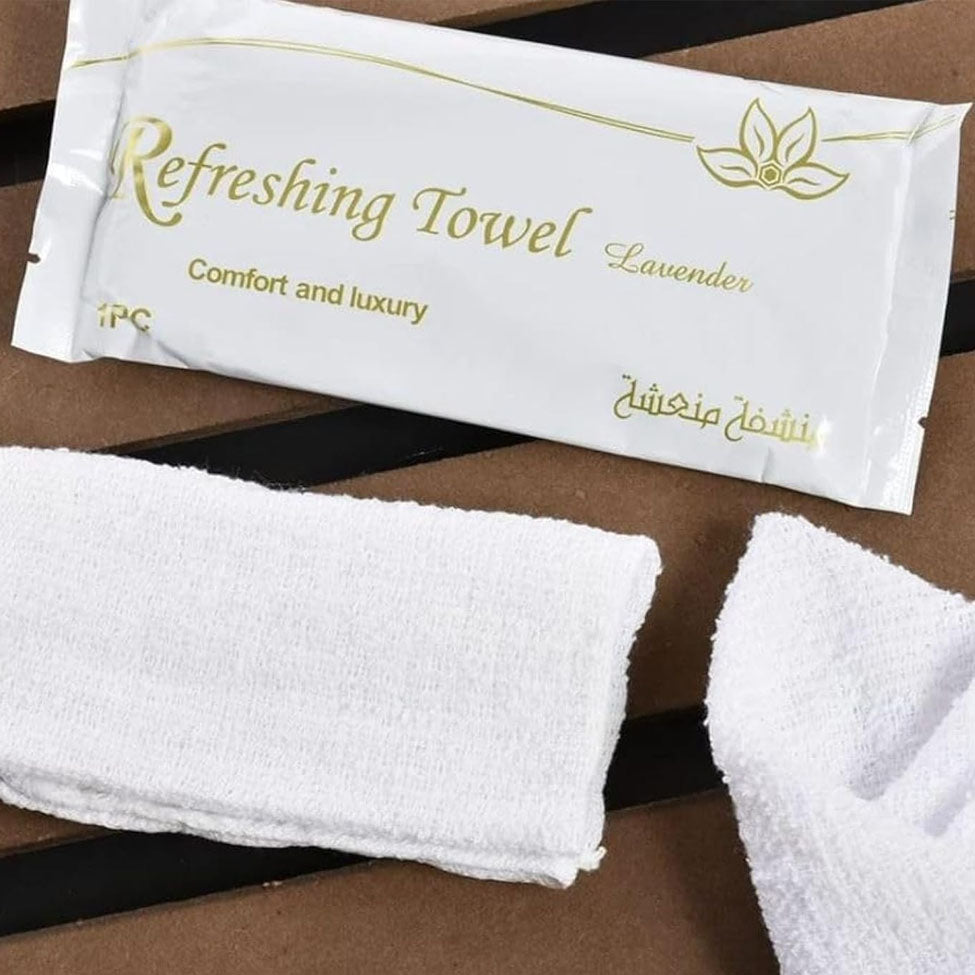 منشفة منعشة برائحة اللافندر