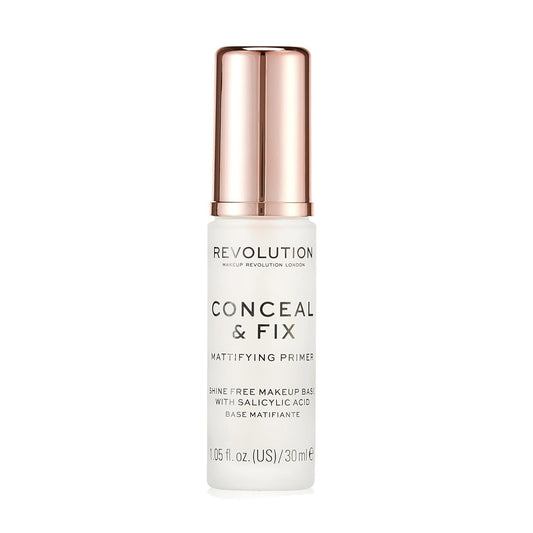 Revolution Transparent Matte Primer Concealer & Fix