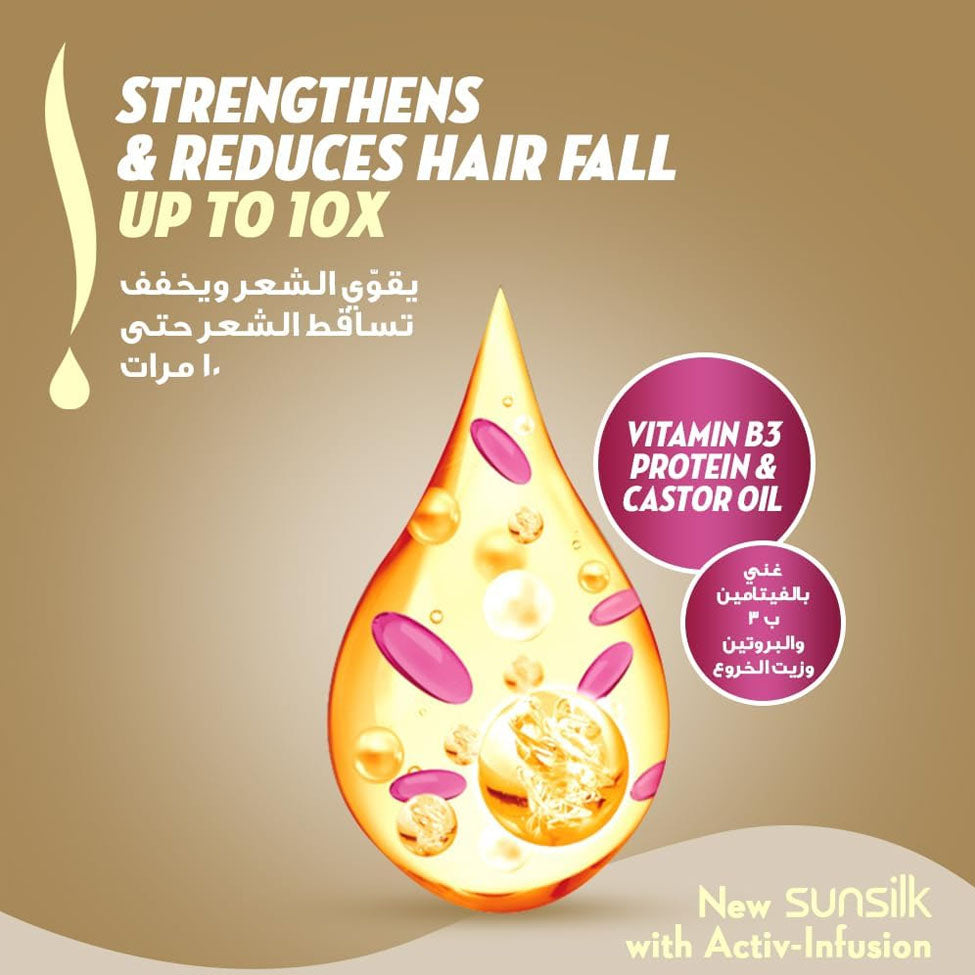 شامبو ضد تساقط الشعر 350 مل من صانسيلك | صيدلية.كوم.