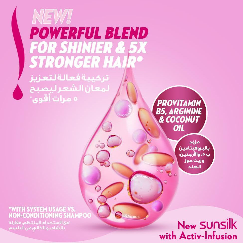 صانسيلك شامبو قوة و لمعان