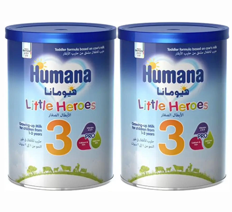 حليب هيومانا رقم 3 عبوه مزدوجة 900 جم *2 | صيدلية.كوم.