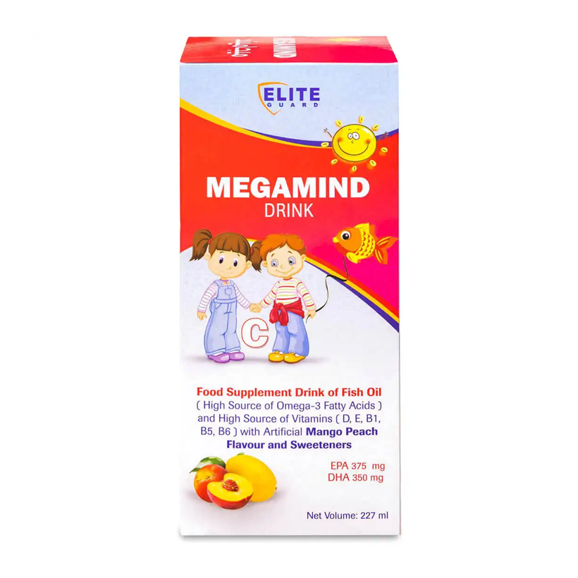 علاج فيتامينات للاطفال مشروب مانجا وخوخ - صيدلية كوم