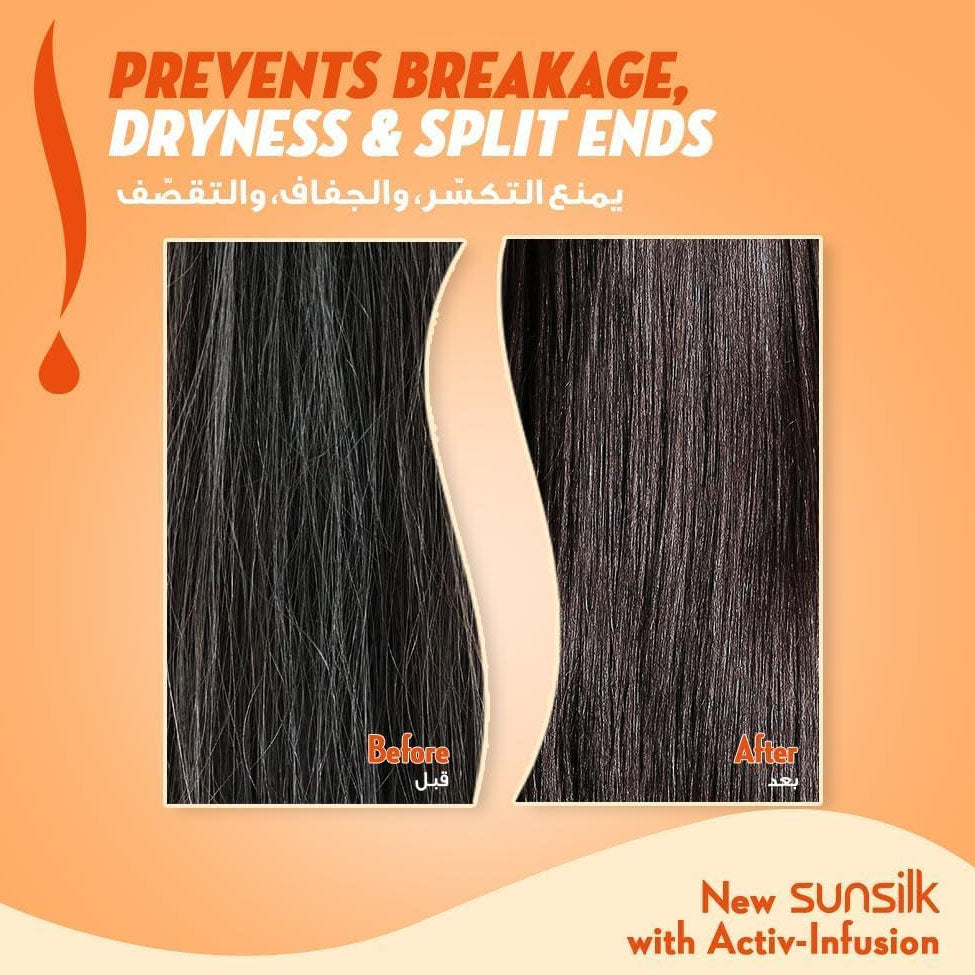 صانسيلك شامبو إعادة بناء الشعر التالف