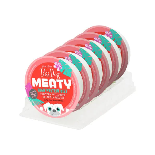 تيكي دوج ميتي دجاج مع وصفة اللحم البقري في المرق 85غ | صيدلية.كوم.