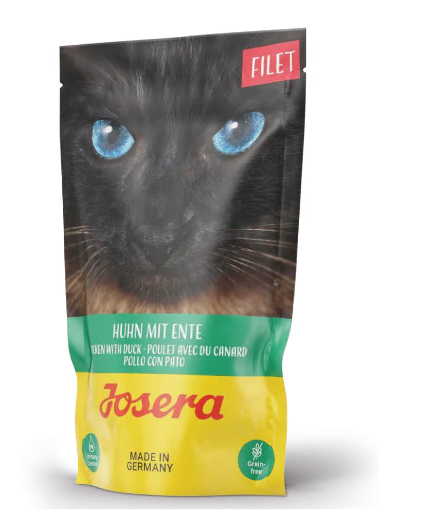 جوسيرا طعام رطب للقطط البالغة بنكهة فيليه الدجاج والبط 70غ | صيدلية.كوم.