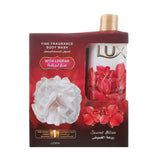 لوكس سائل استحمام روعة الغموض مع ليفة