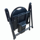 كرسي حمام جلد مزود بمسند ظهر وجواجز جانبية | صيدلية.كوم.